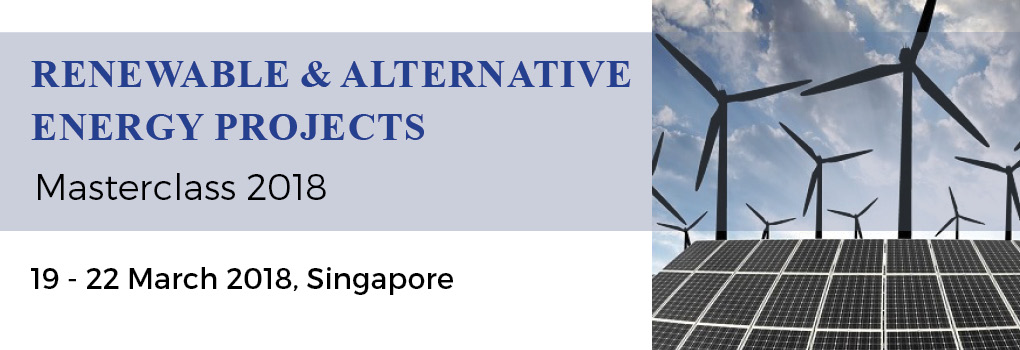 Renewable and Alternative Energy Projects Masterclass 2018